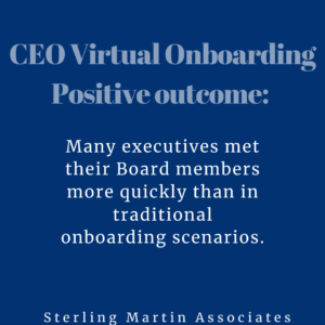 CEO Virtual Onboarding Board Meeting