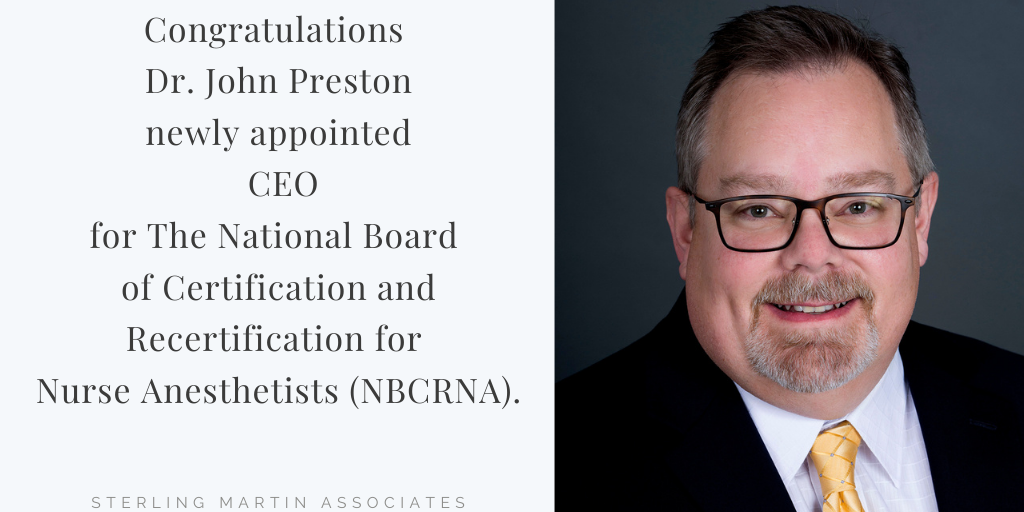 NBCRNA CEO John Preston