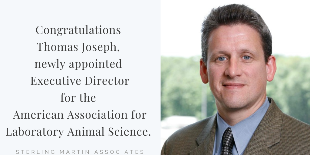 AALAS Appoints Thomas Joseph as Next Executive Director - Sterling | Martin  Associates