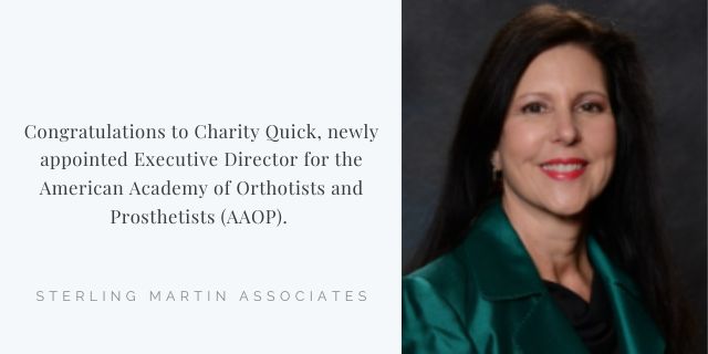 AAOP hires Charity Quick as Executive Director announcement