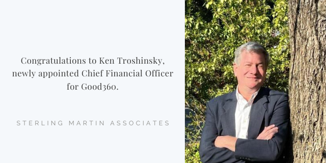 Image of Ken Troshinsky, newly appointed CFO for Good360